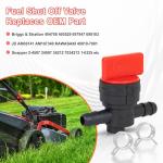 2-Pack Fuel Shut Off Valve for Lawn Mowers