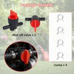 2-Pack Fuel Shut Off Valve for Lawn Mowers