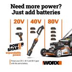 Worx Nitro 40V Self-Propelled Cordless Lawn Mower
