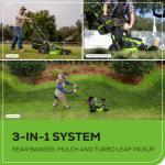Greenworks 80V 25" Self-Propelled Lawn Mower