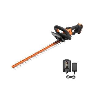 WORX 20V 22" Cordless Hedge Trimmer with Battery