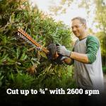 WORX 20V 22" Cordless Hedge Trimmer with Battery