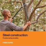 Fiskars 28” Bypass Lopper with Steel Blade