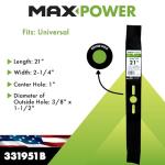 Maxpower 21-Inch Universal 3-in-1 Mower Blade