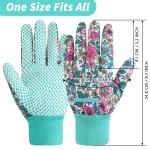 DOFOWORK Women’s Soft Garden Gloves - 3 Pairs