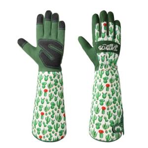 Women's Thorn Proof Gardening Gloves with Forearm Protection