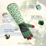 Women's Thorn Proof Gardening Gloves with Forearm Protection