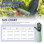 Women's Thorn Proof Gardening Gloves with Forearm Protection