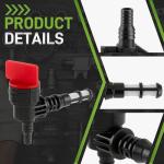 Carbbia 2 Pack 90 Degree Gas Shut Off Valves