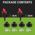 Carbbia 2 Pack 90 Degree Gas Shut Off Valves