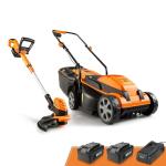 LawnMaster 20VMWGT 24V 13-inch Mower and Trimmer Combo