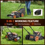 Mutaomay 21" Self-Propelled Gas Lawn Mower