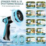 30.5 m Flexible Garden Hose with 10 Attachments