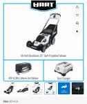 HART 40V 20" Self-Propelled Lawn Mower Kit