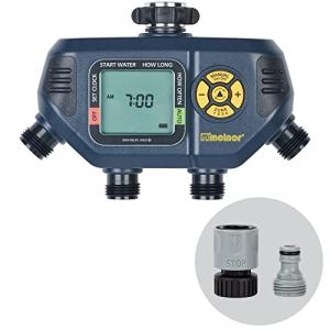 Melnor 4-Zone Digital Timer in Black/Yellow