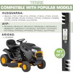 Commercial Mulching Lawn Mower Blades 42 Inch 2 Pack