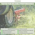 Commercial Mulching Lawn Mower Blades 42 Inch 2 Pack