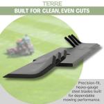 Commercial Mulching Lawn Mower Blades 42 Inch 2 Pack