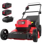PowerSmart 40V Cordless Lawn Mower with Batteries