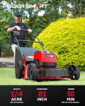 PowerSmart 40V Cordless Lawn Mower with Batteries