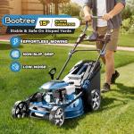 Self-Propelled Gas Lawnmower with Adjustable Cutting Height