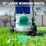 Litheli Cordless Electric Lawn Mower, 13.1 Inch