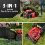 21-Inch Gas Self-Propelled Lawn Mower with 3 Options