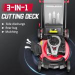 PowerSmart 21" 3-in-1 Gas Lawn Mower