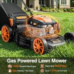 GasXcel 21" Self-Propelled 4-in-1 Lawn Mower