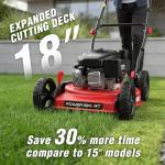 PowerSmart 18-Inch Gas Lawn Mower with Side Discharge