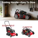 Gas Self-Propelled Lawn Mower with 50L Tank