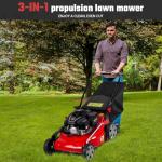 Gas Self-Propelled Lawn Mower with 50L Tank