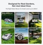 RoboUP Raccoon 2 SE Robotic Lawnmower for Small Lawns