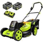 SnapFresh 40V Cordless 17” Brushless Lawn Mower