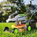 40V Cordless Electric Lawn Mower with Mulching