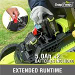 SnapFresh 40V Cordless 17” Brushless Lawn Mower