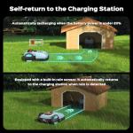 App-Controlled Robotic Lawn Mower for Large Yards