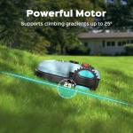 App-Controlled Robotic Lawn Mower for Large Yards