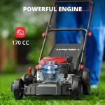 Self-Propelled 21" Gas Lawn Mower, 3-in-1