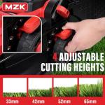MZK 20V Cordless Electric Lawn Mower with Bag