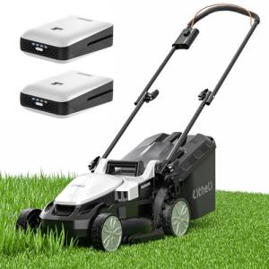 Litheli 13-Inch Cordless Electric Lawn Mower