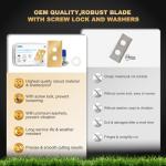 36 Blades for Mammotion Luba & Yuka Robotic Mowers