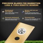 36 Blades for Mammotion Luba & Yuka Robotic Mowers