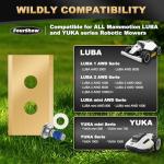 36 Blades for Mammotion Luba & Yuka Robotic Mowers