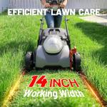 Litheli Cordless Electric Lawn Mower with Battery