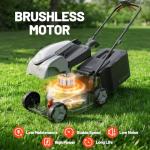 Litheli Cordless Electric Lawn Mower with Battery