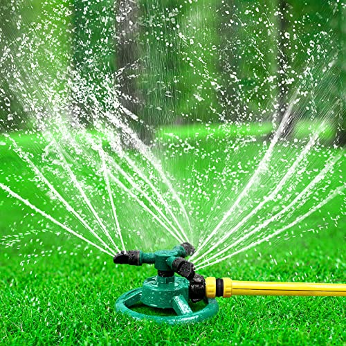 Adjustable 360° Lawn Sprinkler for Large Areas