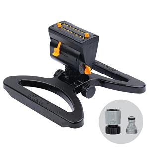 Melnor Mini Oscillator Sprinkler Bundle, Yellow/Black