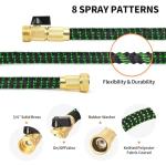 50FT Expandable Garden Hose with 8 Spray Functions