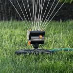 Melnor Mini Oscillator Sprinkler Bundle, Black/Yellow